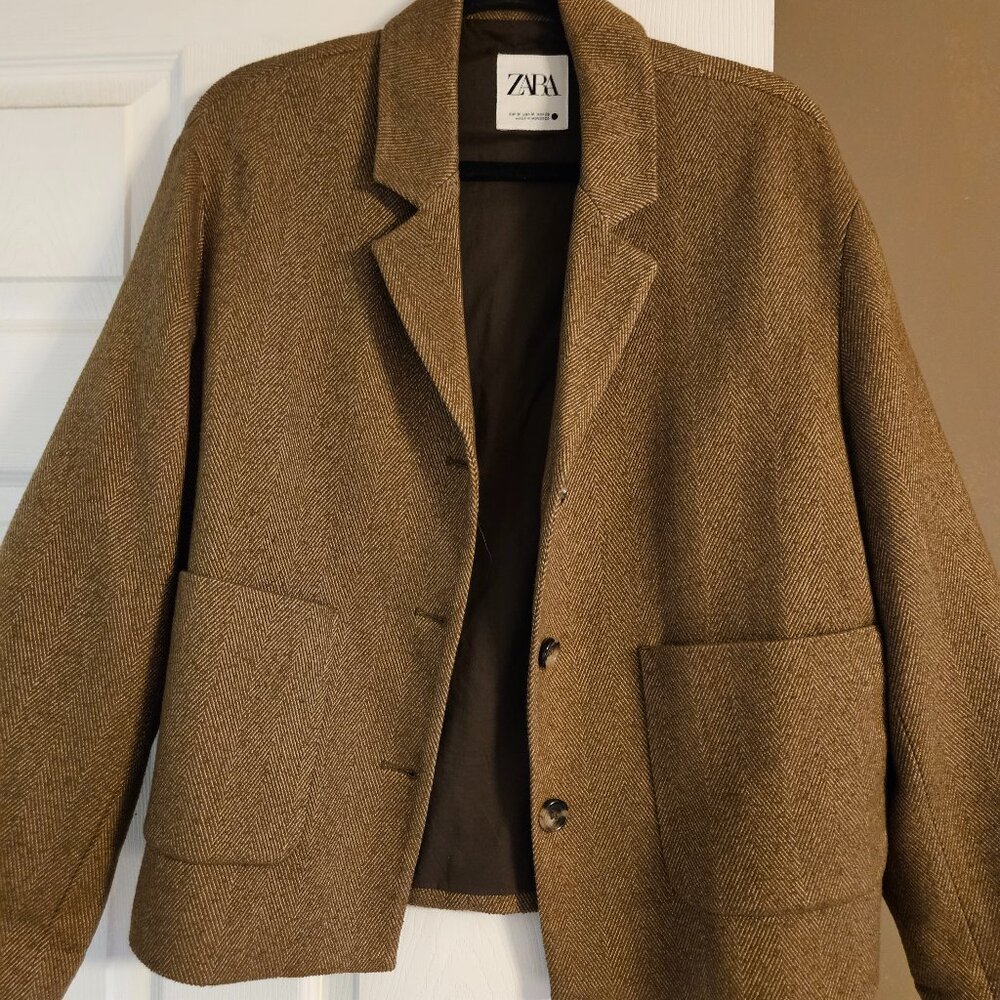 Zara wool blend jacket